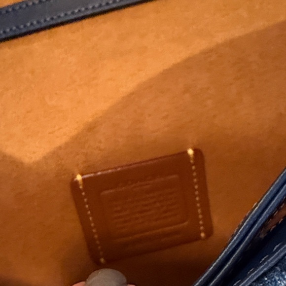 Coach Denim Quinn Crossbody NWT - Picture 7 of 9